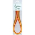 thumbnail image 2 of Quilling Paper .125" 80/Pkg-Yellow & Orange (8 Colors), Pk 6, Lake City Craft, 2 of 2