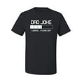 thumbnail image 2 of Wild Bobby, Dad Joke Loading Hilarious Funny Dad Granpa Daddy Fathers Day Gift | Mens Father's Day Graphic T-Shirt, Black, Small, 2 of 4