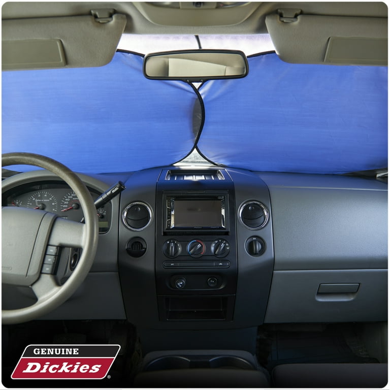 Genuine Dickies Navy Black Magic Foldable Auto Sunshade, 41302WDI