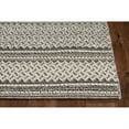 thumbnail image 2 of 5'x8' Grey Machine Woven Abstract Geometric Indoor Area Rug, 2 of 3