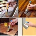thumbnail image 4 of Juego de Pinceles de Cera Foohvr 4 Piezas Cerdas Naturales Mango de Madera, 4 of 5