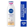 thumbnail image 2 of Crema corporal humectante NIVEA protección solar fps15 220 ml, 2 of 4