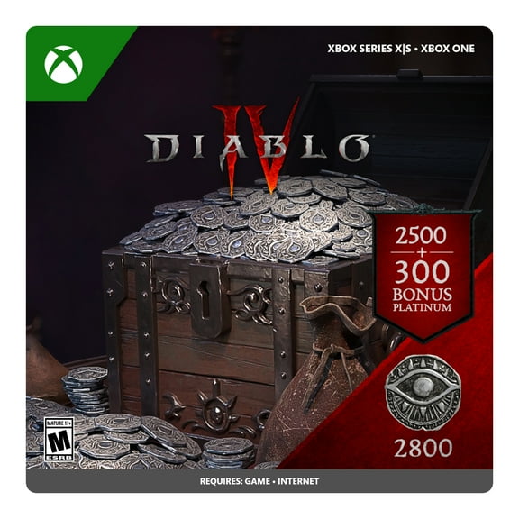 Diablo IV 2800 Platinum - Xbox One, Xbox Series X|S [Digital]