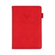 thumbnail image 1 of Bloc de notas de cuero sintético B5, 132 hojas, con rayas universitarias, para hombres y mujeres de negocios y oficina, color rojo, 1 of 4