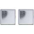 thumbnail image 2 of Set of 2 Compact Metal-Plated King Size Cigarette Case & Stash Box (Silver Abstract Brick), 2 of 4