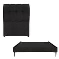 thumbnail image 1 of Base Cama Slim Dicasa con Cabecera Individual Nube Negro, 1 of 7