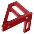 thumbnail image 6 of HOMEMAXS Multi-angle Measuring Ruler Square Protractor 45/90 Degree Woodworking Ruler Tool, 6 of 8