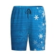thumbnail image 6 of Daiia Blue Christmas Mens Woven Stretch Pajama Short,Short Pajama Pants-XX-Large, 6 of 7