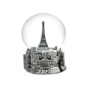 Paris France Musical Snow Globe With Eiffel Tower - 100 mm