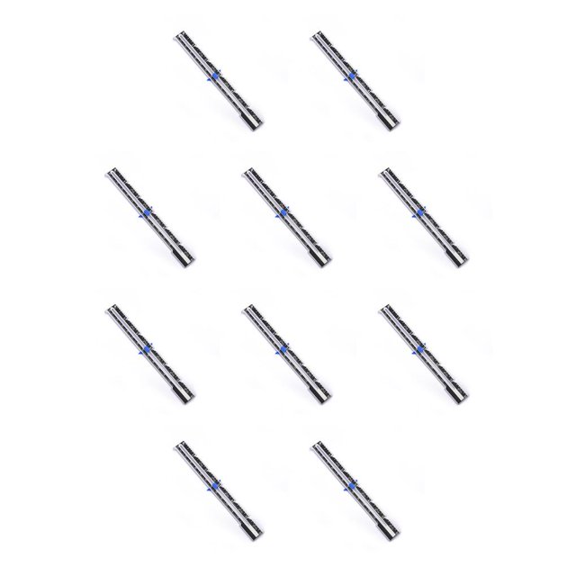 Ounissouiy Regla de guía de costura DIY, fijación Flexible de aluminio, reglas de acolchado prácticas y convenientes para marcar vestidos, artesanías Azul 10piezas Ounissouiy CBP214653