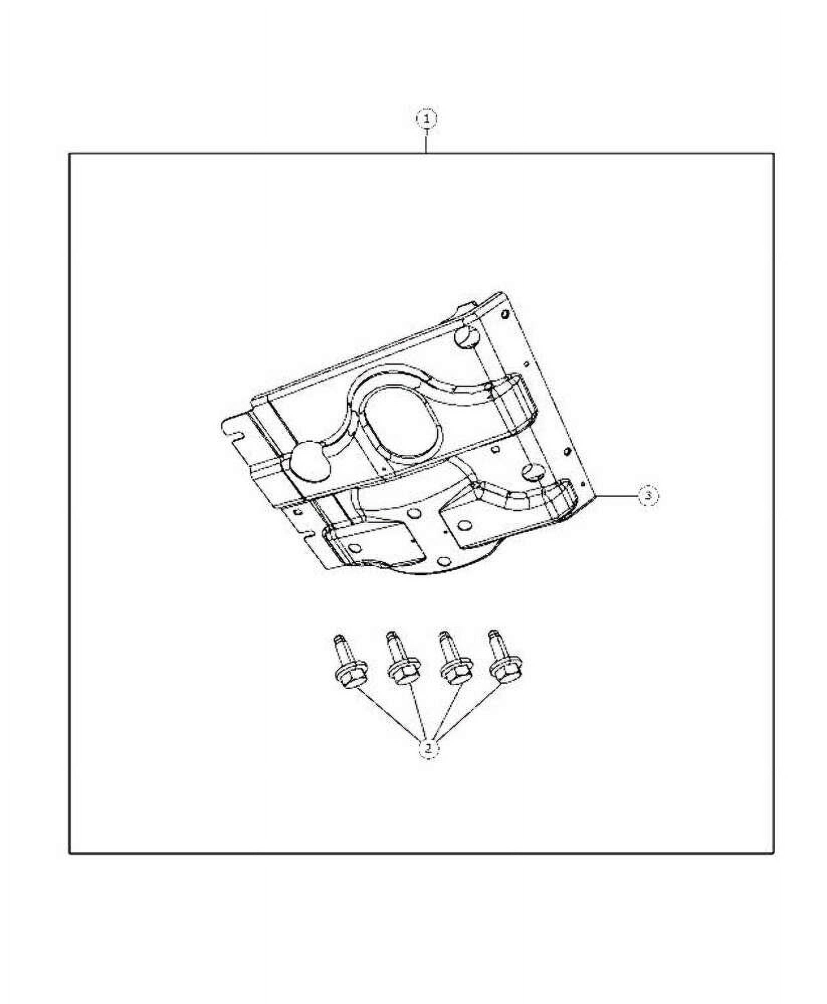 New Genuine Mopar Bolt Hex Head OE 6104416AA - Walmart.com