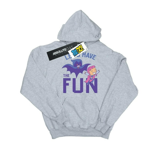 DC Comics Womens Teen Titans Go Let's Have The Fun Hoodie
