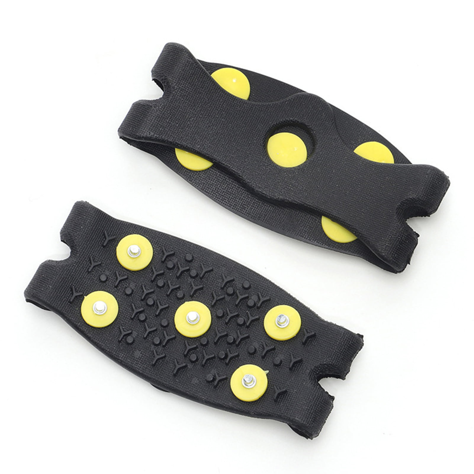 Anti Slip Spikes Grips 5-Stud Shoes Cover Crampon Ice Climbing Equipment Snow 