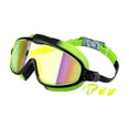 thumbnail image 2 of Gafas de natación para niños, antifugas, para piscina, playa, niños y niñas Verde Negro, 2 of 8