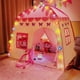 thumbnail image 2 of Tienda de juegos rosa para niños, tienda de campaña de princesa para niñas, habitación interior para niños, Seguridad al aire libre, no tóxica con luz de bola de algodón, 2 of 5
