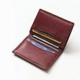 thumbnail image 2 of Clava Glazed Leather Flap Over Card Holder, 2 of 2
