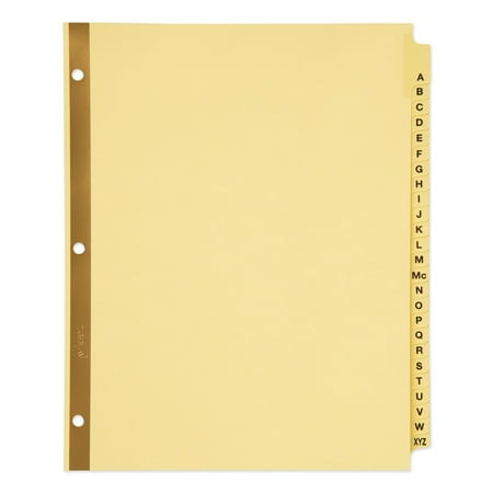 UPC: 0072782113063 | Avery Preprinted Laminated Tab Dividers w/Gold Reinforced Binding Edge 25-Tab Letter 11306