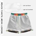thumbnail image 3 of FORMRS Boys Swim Trunks Quick Dry Mesh Liner Boardshorts Sizes XS-XL, Colorful Black Cat, 3 of 7