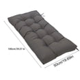 thumbnail image 3 of Coussin de Balançoire d'Extérieur Imperméable, Coussin de Siège de Remplacement / Coussin pour Mobilier de Porche et de Patio, Résistant aux Intempéries / Usage Intérieur Extérieur pour Causeuse en Osier, Chaise de Salle à Manger, Terrasse, 3 of 6