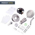 thumbnail image 5 of Wowow Single Handle 5-Spray Tub and Shower Faucet 1.8 GPM with High Pressure Showerhead in Brushed Nickel (Valve Included), 5 of 8