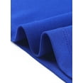 thumbnail image 5 of INSPIRE CHIC Women's Dress Boat Neck Half Sleeve Pleated Work Elegant Midi Dress M Royal blue, 5 of 6