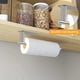 thumbnail image 4 of Soportes para toallas de papel, rollos de toallas de papel: para cocina, toallas de papel a granel, autoadhesivos debajo del gabinete, ambos disponibles en adhesivo y tornillos, acero inoxid, 4 of 4