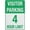 Warning Sign 4, variant on Pedestrian Crossing Sign – 8x12 Inch Reflective Aluminum,UV Protected & Weatherproof,HighVisibility Safety Warning for Streets,Schools & Crosswalk Areas
