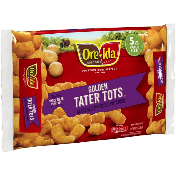 OreIda Golden TATER TOTS, 5 lb Bag