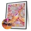 Cuadros Decorativos Concha 5D DIY redondo taladro completo diamante pintura bordado Kits punto de cruz Ehuebsd Nuevos Originales