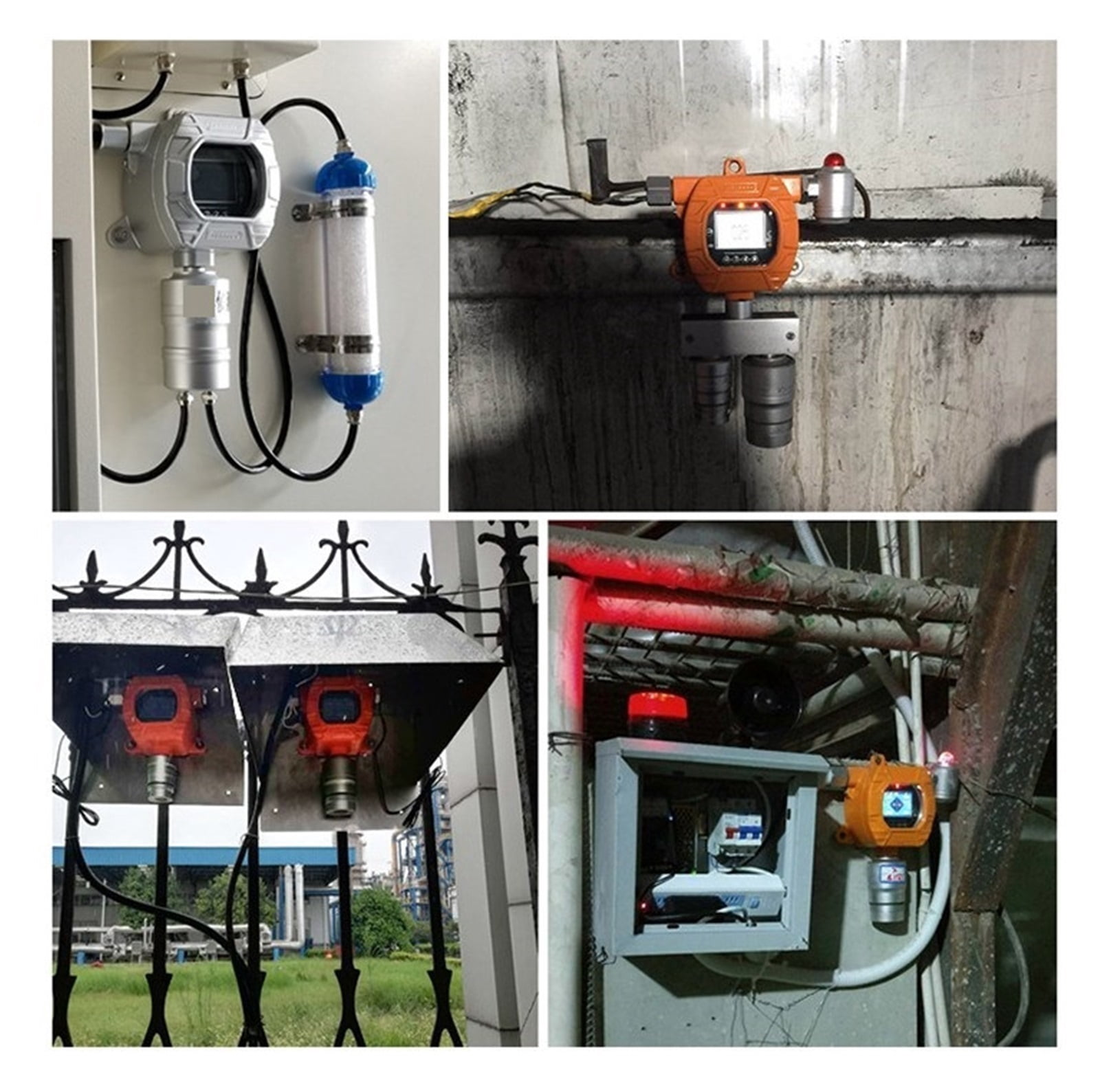 Gas Leak Sniffer Detector,Hydrogen Chloride Gas Detector,with LCD Display Leak Alarm Concentration Tester,0-100ppm , 0-1000ppm , 0-5000ppm