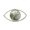 Eye wooden mirror, variant on Yihuala Wind Wood Bead Straw Woven Innovative Home Art Decoration Round Makeup for Bedroom Bathroom
