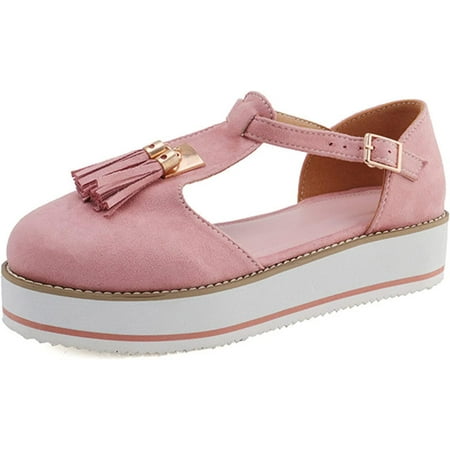 

Sandals for Women Wide Width Arch Support Platform & Flat Sandals Shoes Breathable Anti-Slip Casual for Summer Outdoor Pink 41