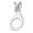 Thickened M8, variant on Portable Sturdy Round Electrical Terminals Connecters 100Pieces Set Suitable Accessory for Various Connection Needs