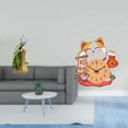 thumbnail image 2 of Estatua de , figura de escritorio, reloj de pared, estante decorativo, reloj de gato silencioso que no hace , adorno de resina sintétic, 2 of 8