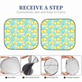 thumbnail image 6 of Balery 2 Piece Yellow Lemon Car Windshield Sun Shade|Foldable Front Windshield Shade for Car Front Window for Most Sedans SUV Truck-, 6 of 7