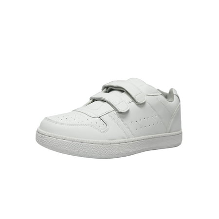 

Tanleewa Men s Leather Strap Sneakers Lightweight Hook and Loop Walking Shoe Size 8.5 Adult Male