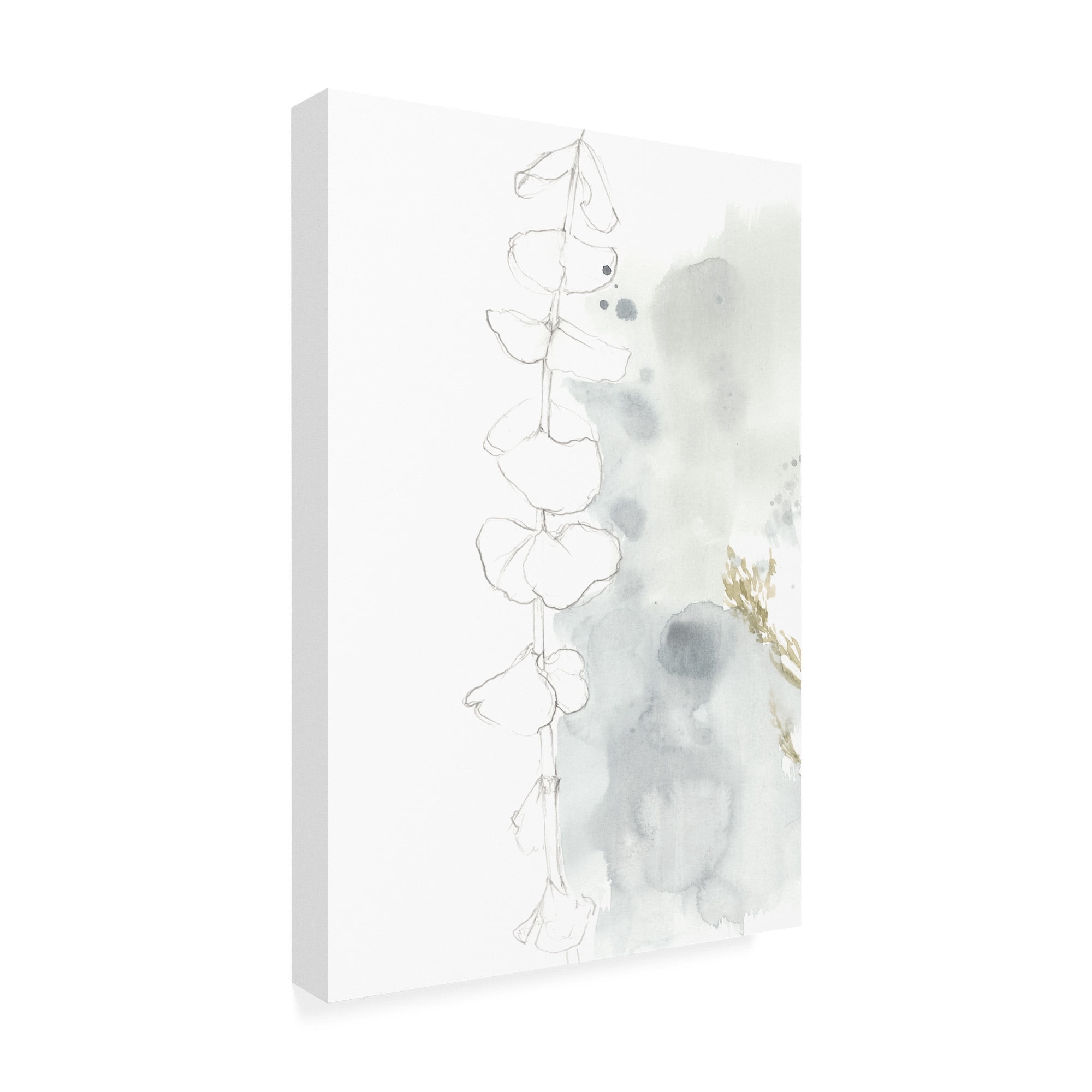 Trademark Fine Art 'Wildflower Triptych I' Canvas Art by Jennifer Goldberger