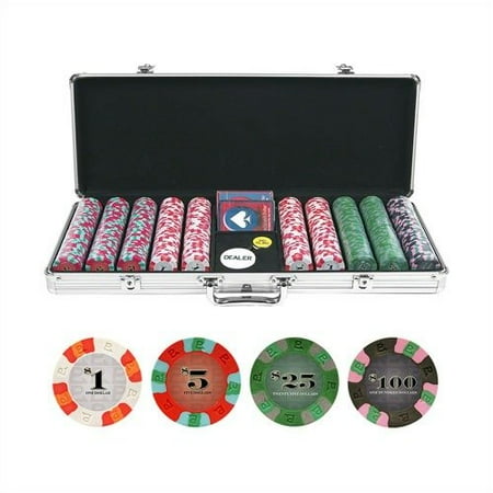 Trademark Global NexGen PRO Poker Set With Aluminum Case - 500 Chip Set