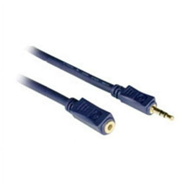 3ft VELOCITY 3.5mm STEREO AUDIO EXTENSION CABLE M-F