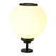 thumbnail image 2 of Lámpara de industrial moderna, linterna de pilar de bola de globo esférico, luz de pilar de globo, accesorio de luces de globo de montaje 30 centimetros, 2 of 9