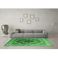 thumbnail image 3 of Ahgly Company Indoor Round Persian Emerald Green Traditional Area Rugs, 3' Round, 3 of 4