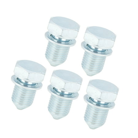 5pcs Car Engine Oil Drain Plug for Volkswagen Amarok 18-19 N90813202