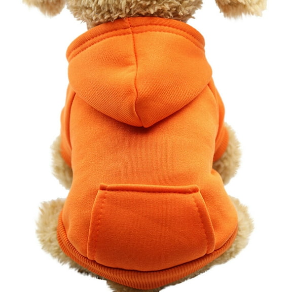 Winter Dog Hoodie Sweatshirts with Pockets Warm Dog Clothes for Small Dogs Coat Clothing Puppy Cat Custume
