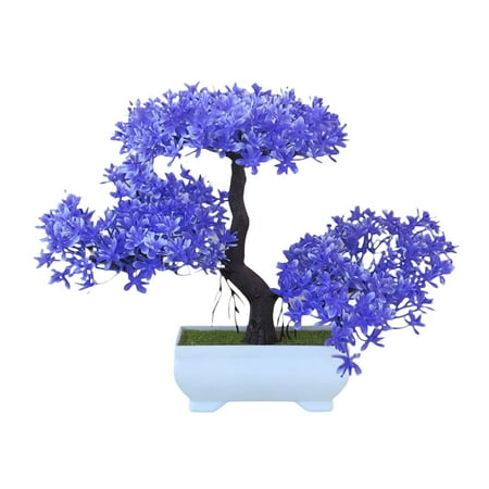 

pdqouc Artificial Tree Bonsai Realistic Plastic Tree for Office Desk Decor Bonsai with Natural Appearance and Texture Perfect for Home and Workplace