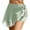 Green, variant on Swimsuit Coverup Beach Bikini Skirt 2 Wear Summer Chiffon Ruffled Skirt Green Swimsuit Coverup For Women