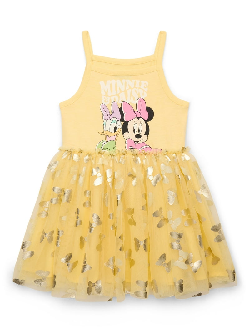 Disney Toddler Girls Minnie Mouse and Daisy Duck Graphic Tank Tutu Dress,  Sizes 12M-5T - Walmart.com, image size:800x1067
