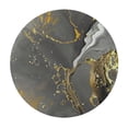 thumbnail image 2 of JEUXUS  Gray Golden Marble Round Tablecloth Modern White Marble Table Cover Polyester Marble Table Cover Kitchen Table Cover Home Dining Table Decoration White, 2 of 7