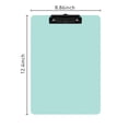 thumbnail image 2 of Xiao Hua Plastic Writing Board, 4-piece color writing board, plastic clip hard board, 12.5 x 9 inches, 2 of 4