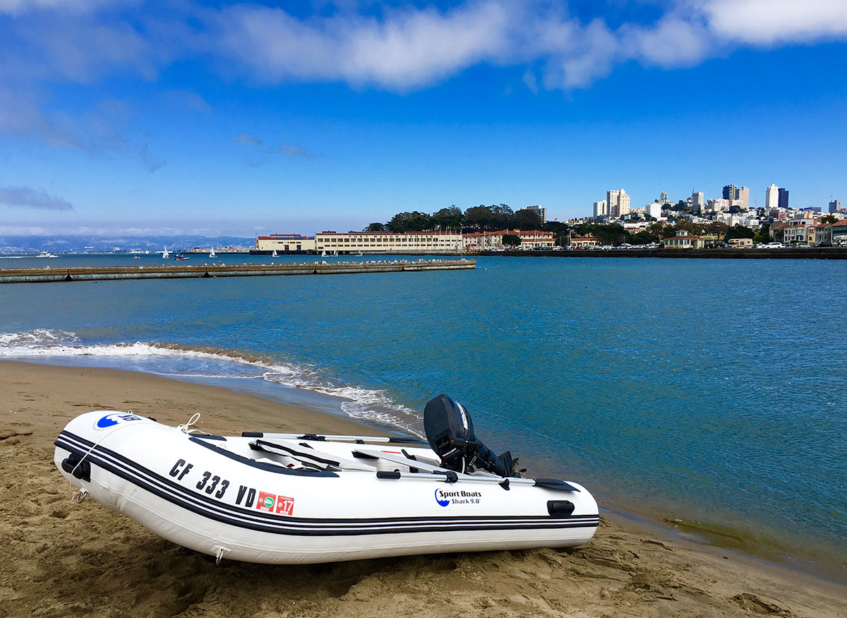 Shark 9.8 Aluminum Floor Sport Boat