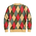 thumbnail image 6 of Men's Cardigan Sweaters with Button Lightweight Business Knitted Sweater Red 4XL, 6 of 7